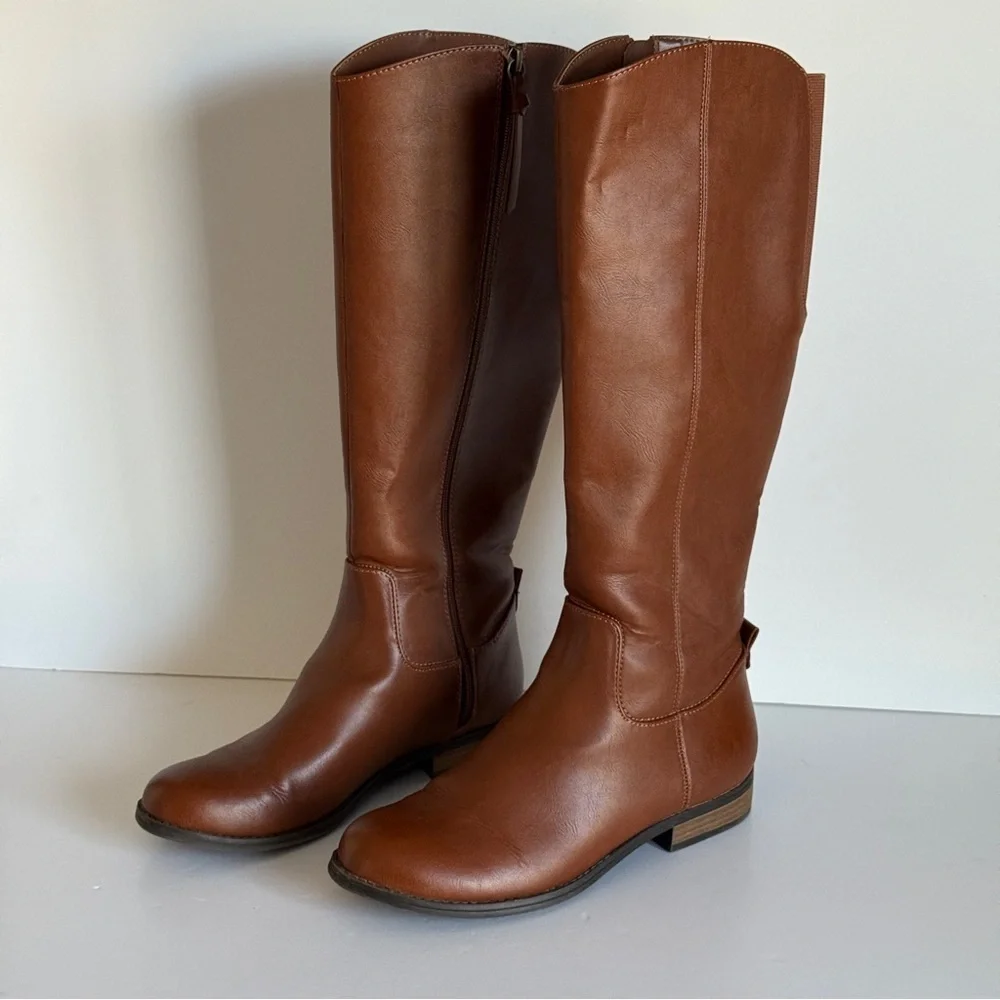 Universal Thread Brown Knee High Boots Size 8.5